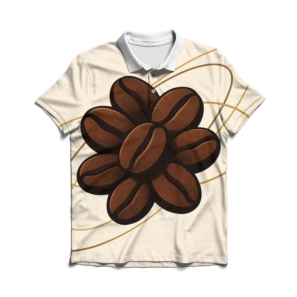 Bean Orbit Rings premium cotton polo shirts