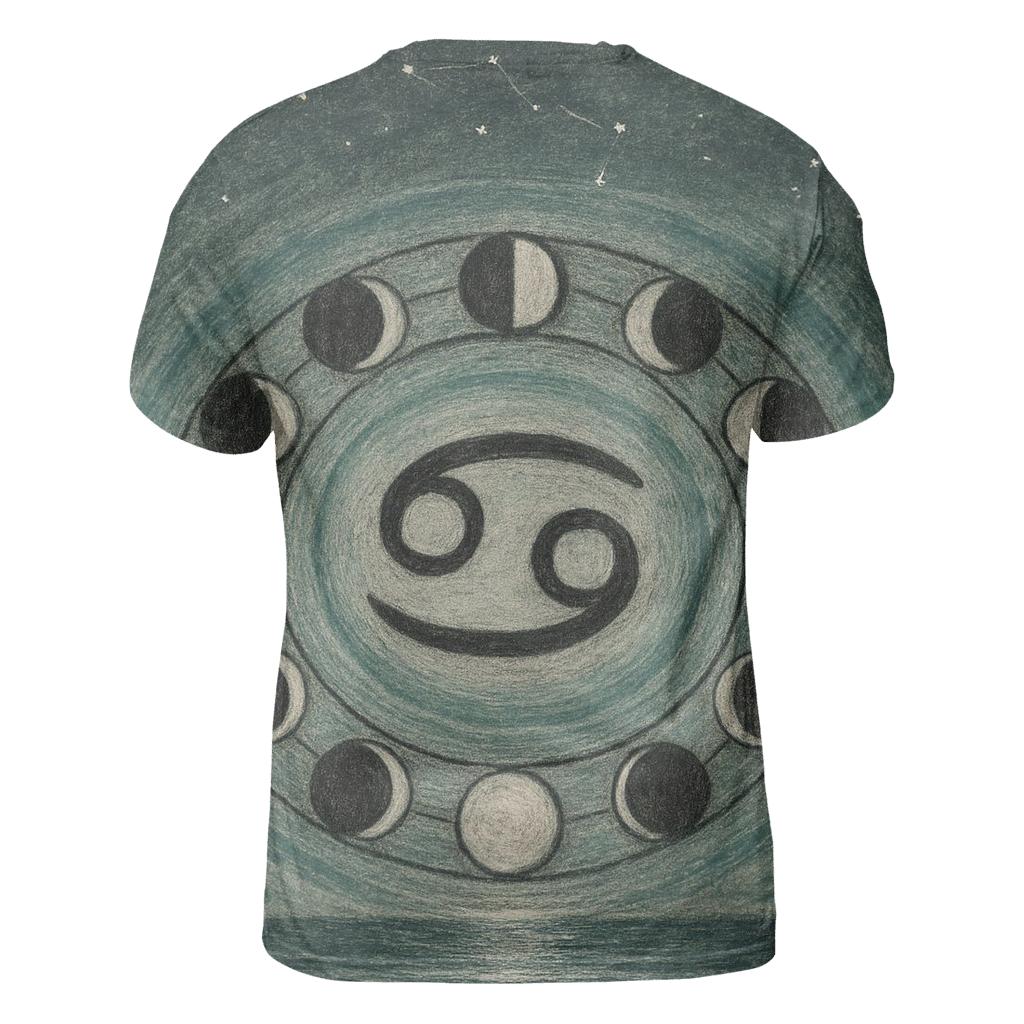 Cancer Lunar Tides Sigil trendy printed shirt styles