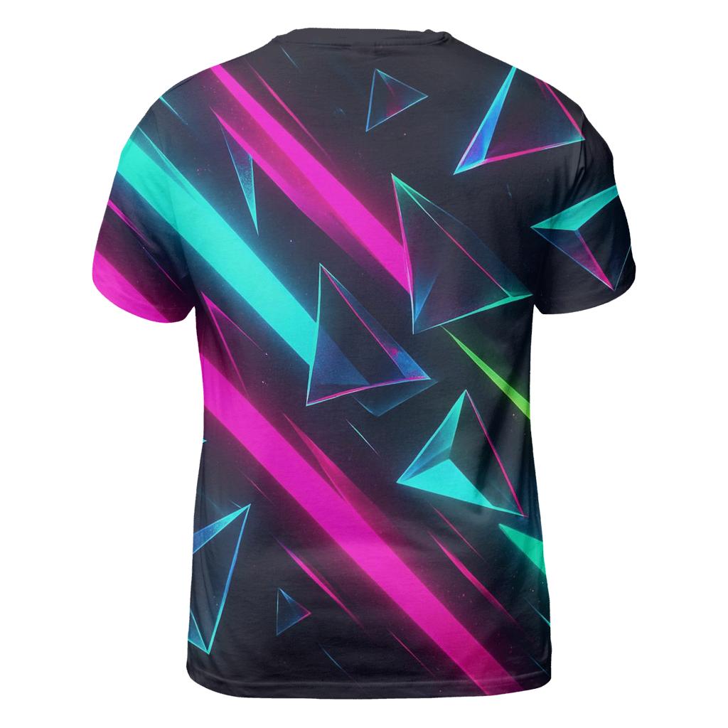 Neon Prism Pulse personalized full print shirts