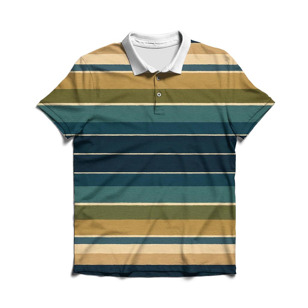 Ring Plane Horizon Bands embroidered polo tops