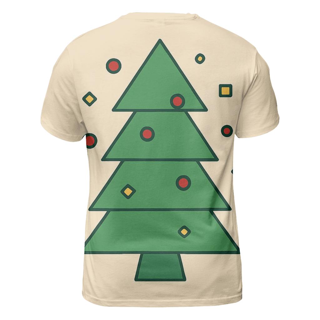Geometric Christmas Tree Mosaic personalized full print shirts