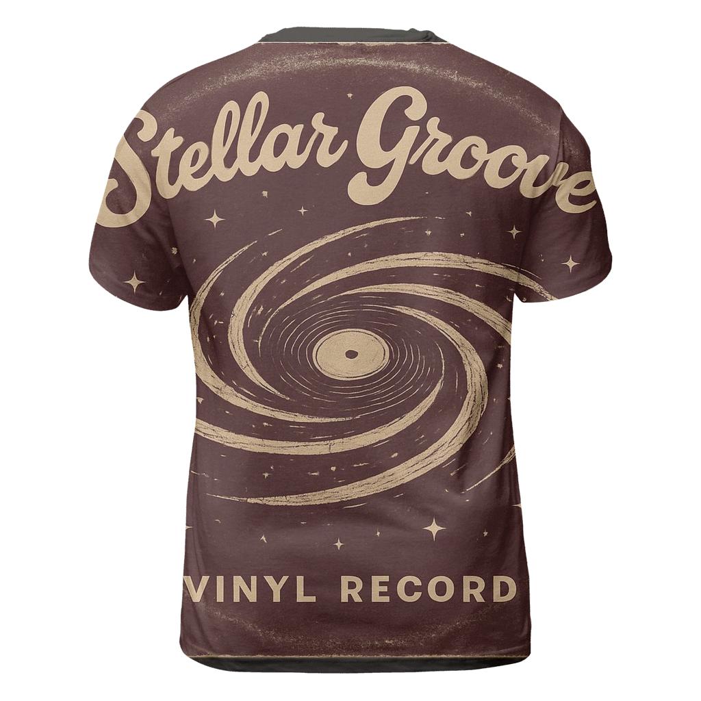 Vintage Cosmic Vinyl Record Cover designer pattern shirts