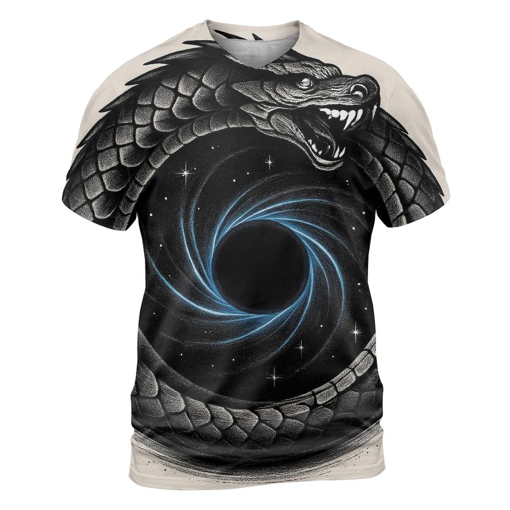 Event Horizon Ouroboros Gate custom all-over print shirts