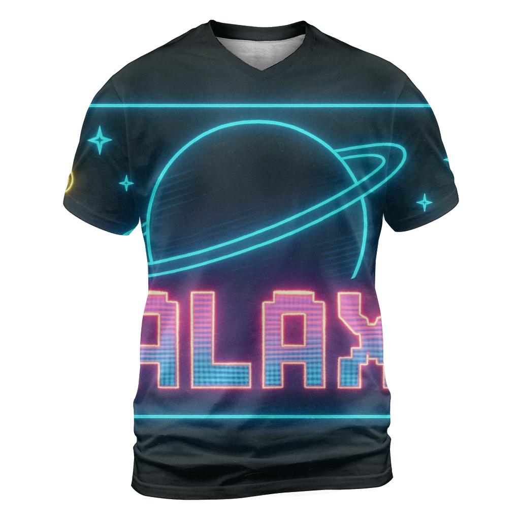 Neon Planet Arcade Marquee unique graphic print tees