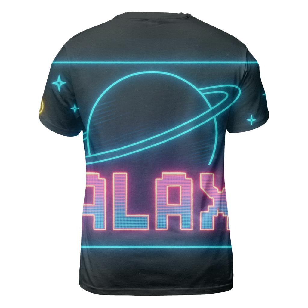 Neon Planet Arcade Marquee unique graphic print tees