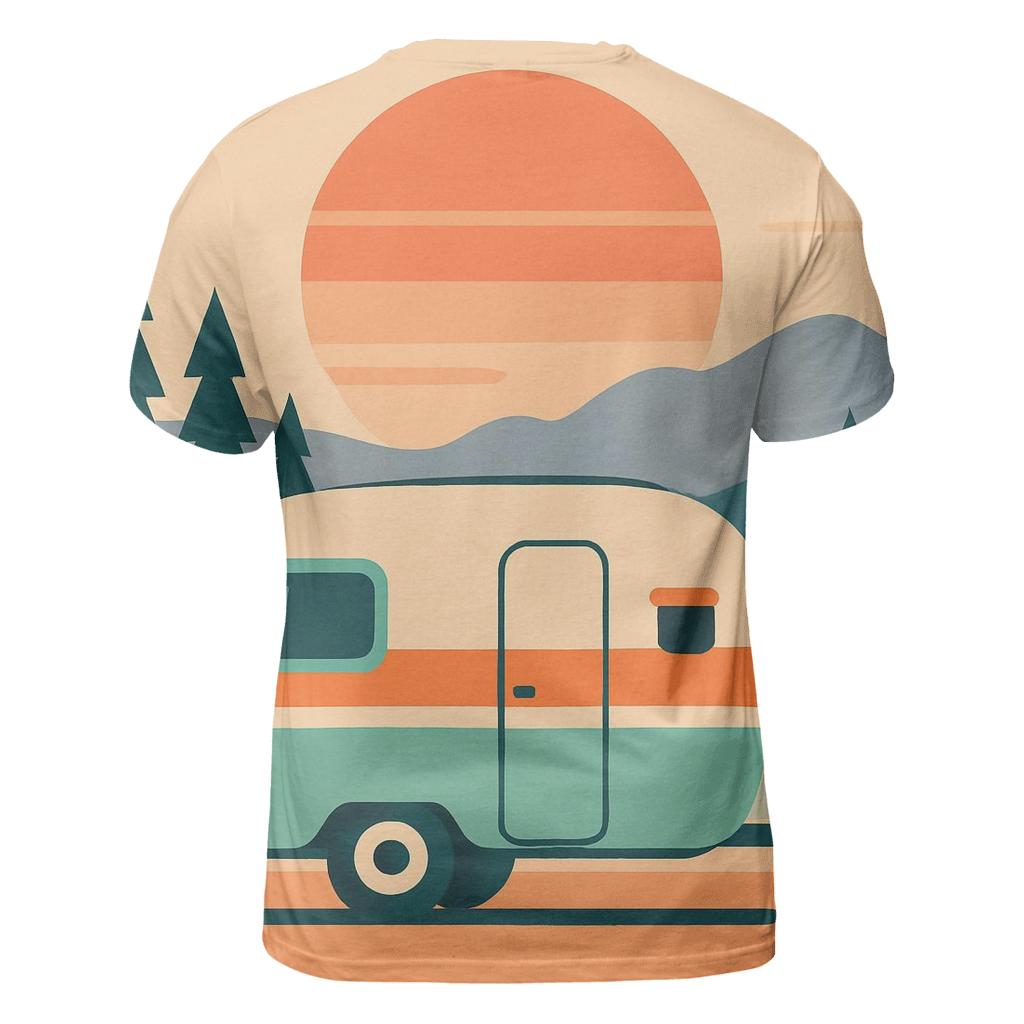 Retro Caravan Holiday statement graphic shirts