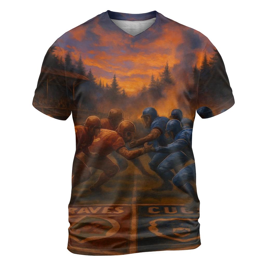 Thunder At The Tribal Gridiron statement graphic shirts