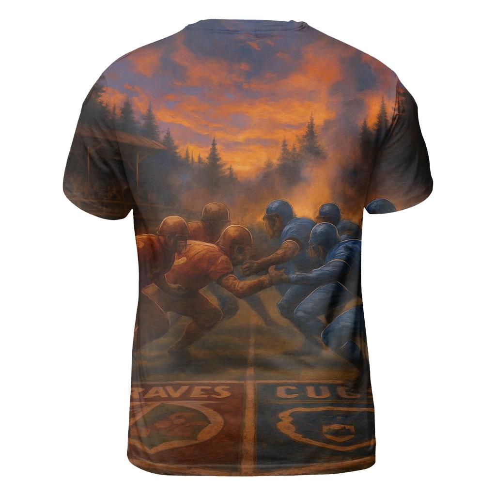 Thunder At The Tribal Gridiron statement graphic shirts