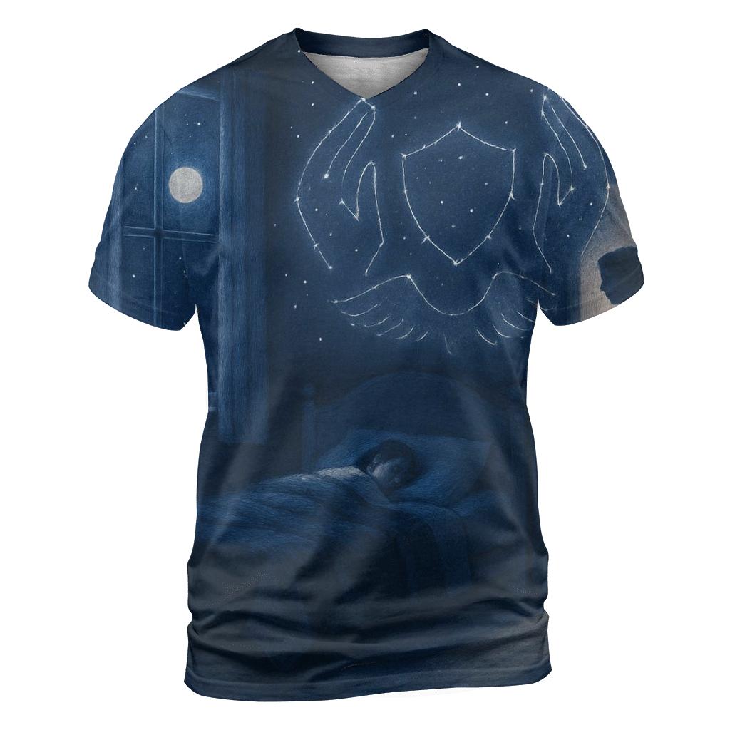 The Promise Held In Her Goodnight creative print fashion shirts