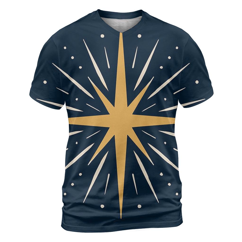 Nativity Starburst Halo statement graphic shirts