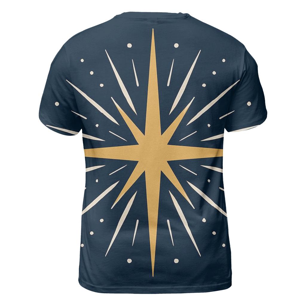 Nativity Starburst Halo statement graphic shirts