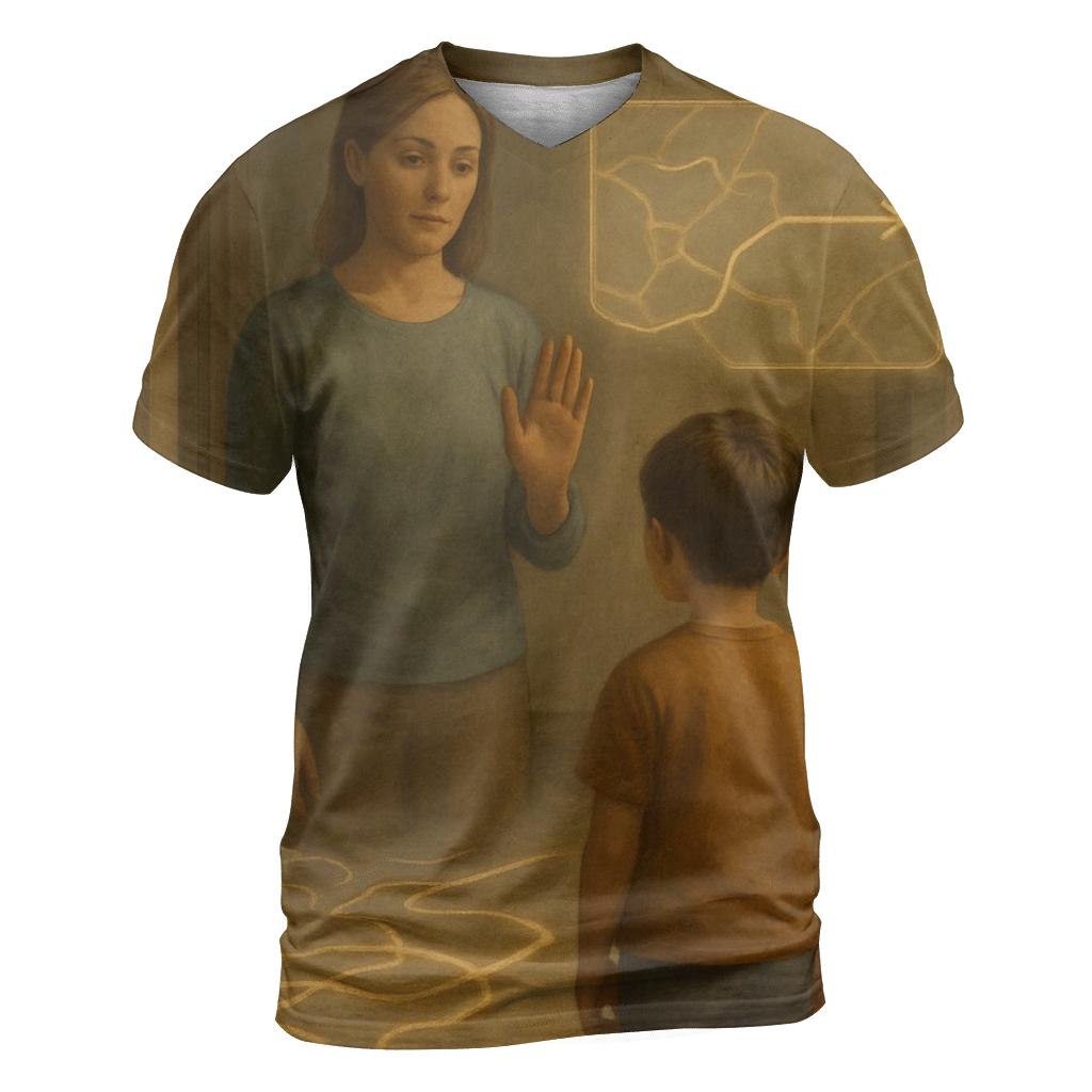 The Map Written In Her Gentle No personalized full print shirts