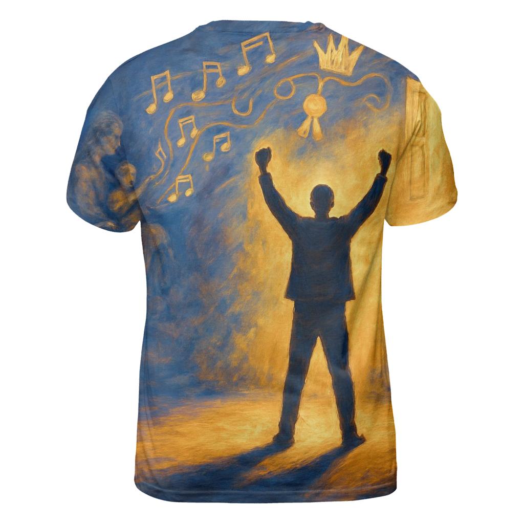 Echo Of Her Lullaby In Every Victory designer pattern shirts