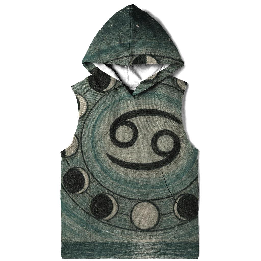 Cancer Lunar Tides Sigil printed hoodies