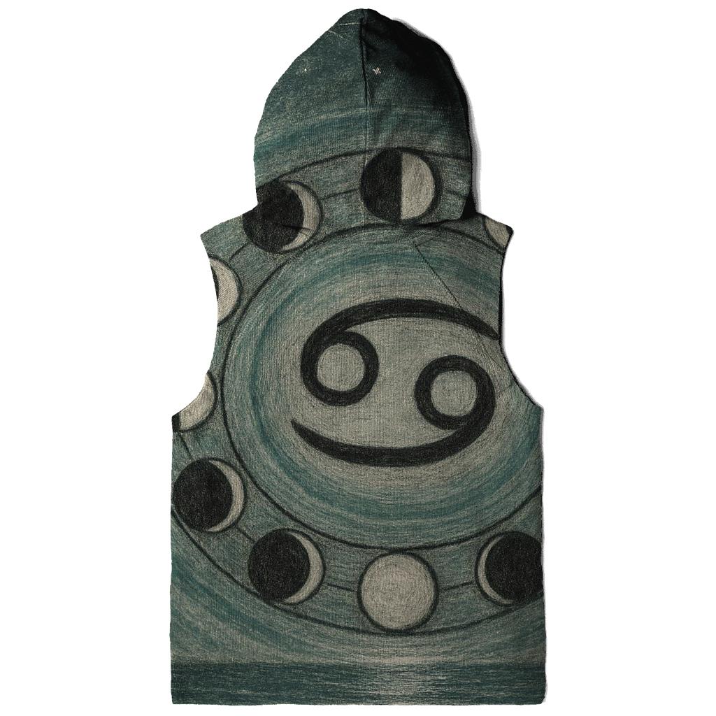 Cancer Lunar Tides Sigil printed hoodies