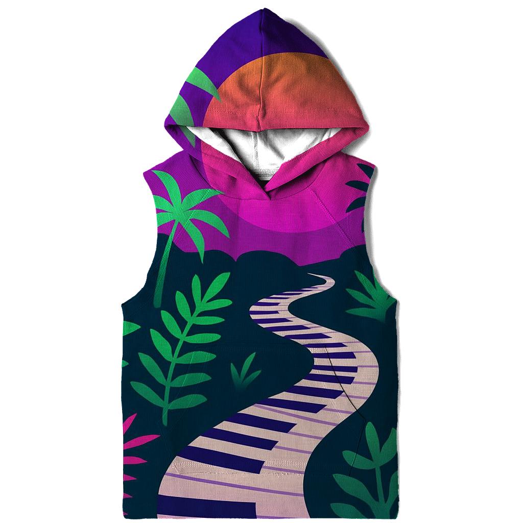 Retro Synth Jungle hoodie styles