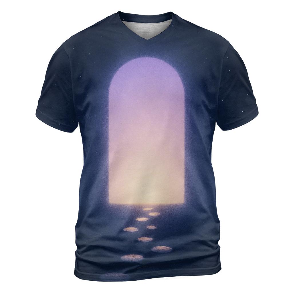 Starlit Inner Sanctuary vibrant all-over design tees
