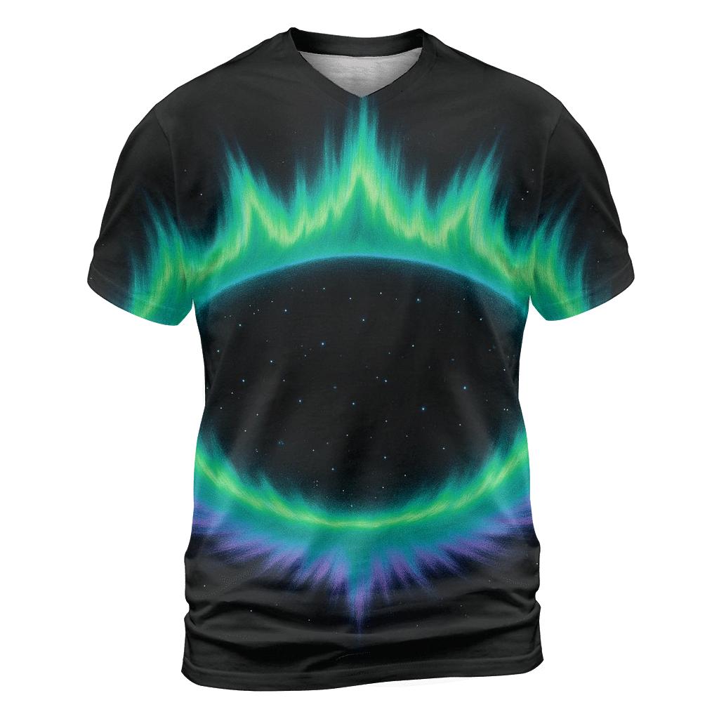 Aurora Oval Night Crown designer pattern shirts