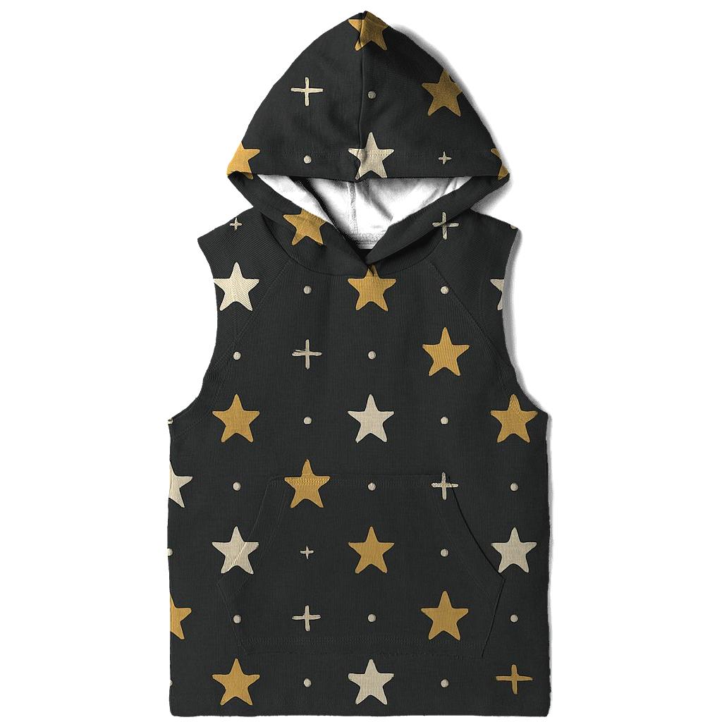 Silent Night Star Grid custom hoodies