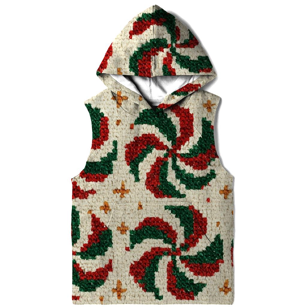 Candy Cane Spiral Quilt Design hoodie styles