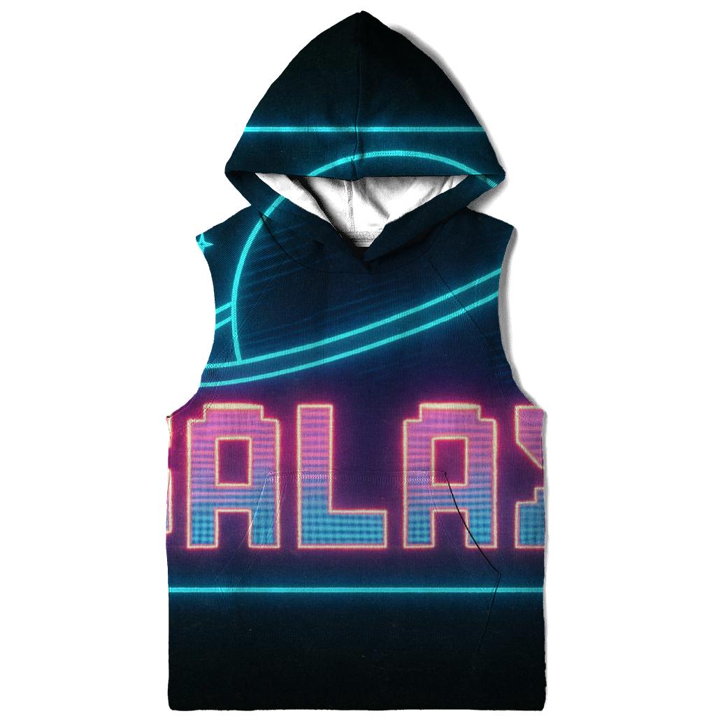 Neon Planet Arcade Marquee designer hoodies