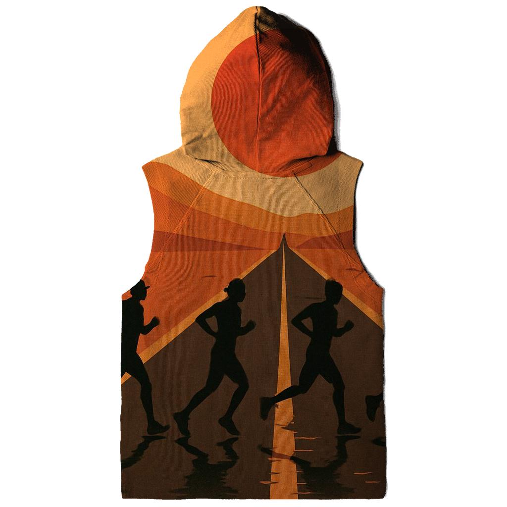 Desert Marathon Heatwave embroidered hoodies