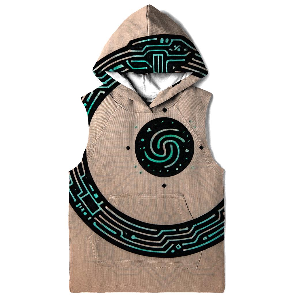 Quantum Ouroboros Circuitry pullover hoodies