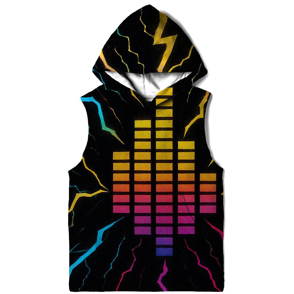 Equalizer Lightning Strike graphic hoodies