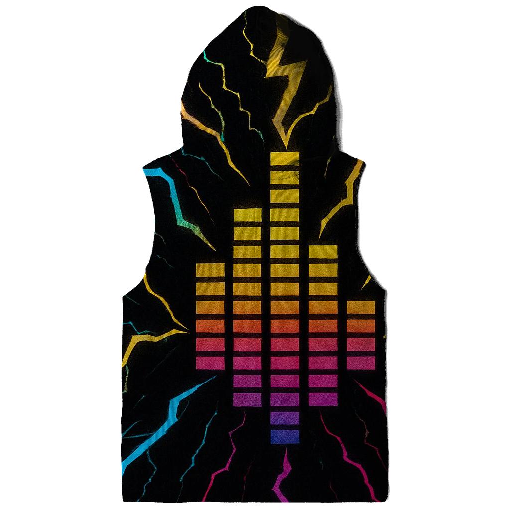 Equalizer Lightning Strike graphic hoodies