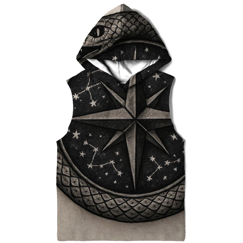 Chrono Compass Ouroboros graphic hoodies