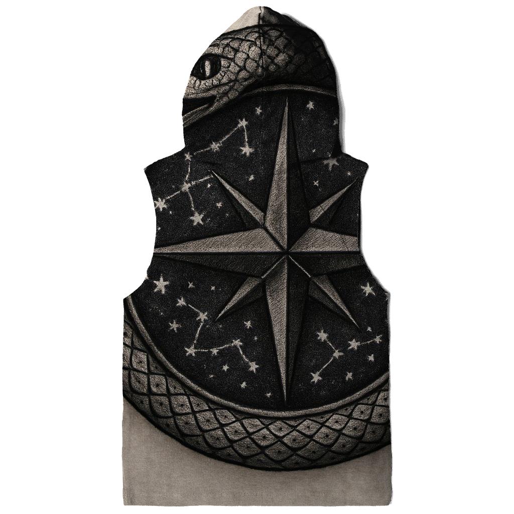 Chrono Compass Ouroboros graphic hoodies