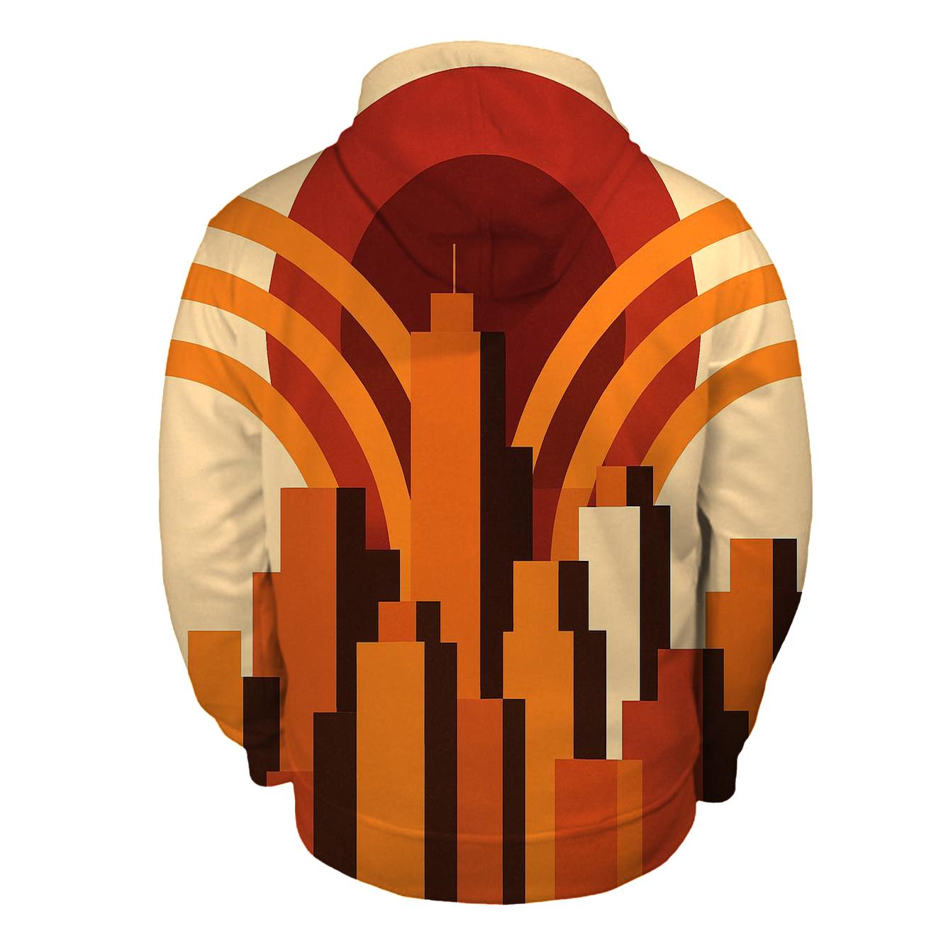 Groove City Skyline zip-up hoodies