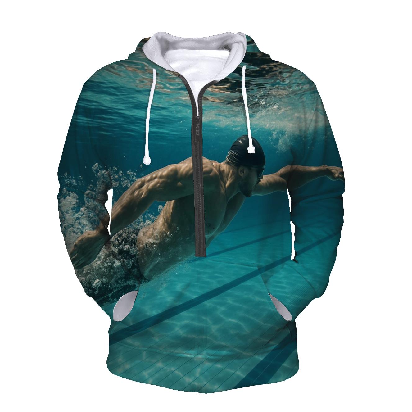 Underwater Swimming Power Surge hoodie designs