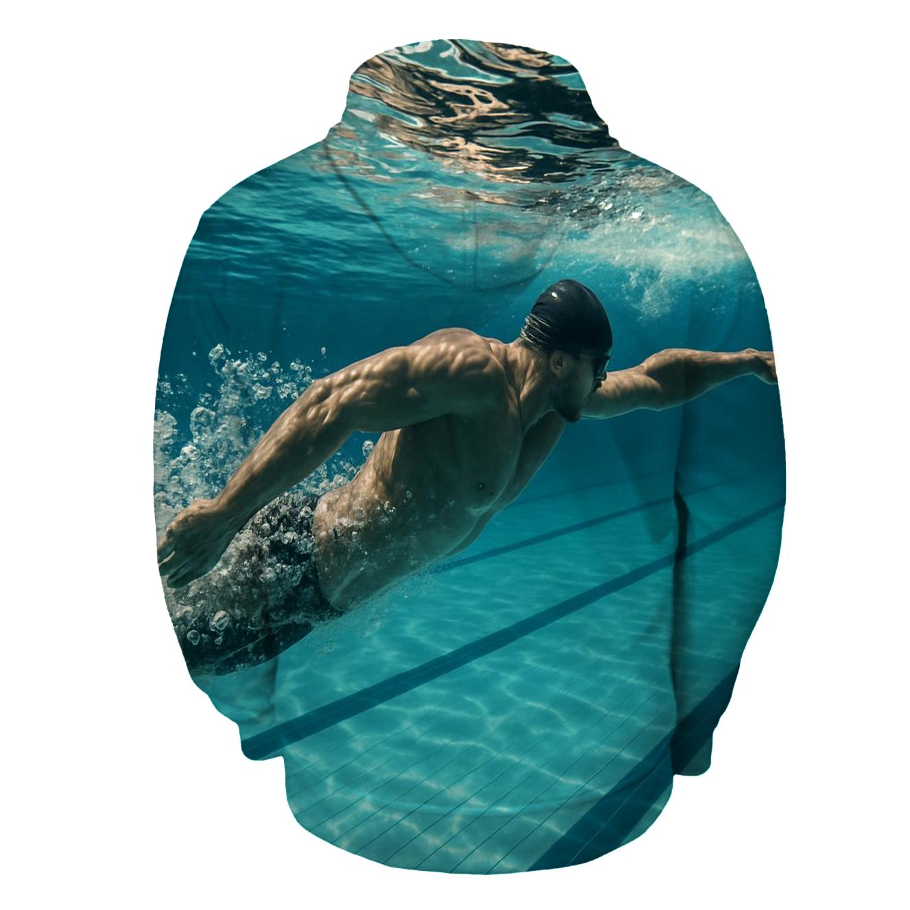 Underwater Swimming Power Surge hoodie designs
