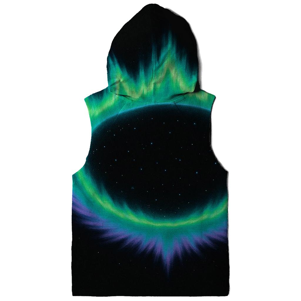 Aurora Oval Night Crown zip-up hoodies