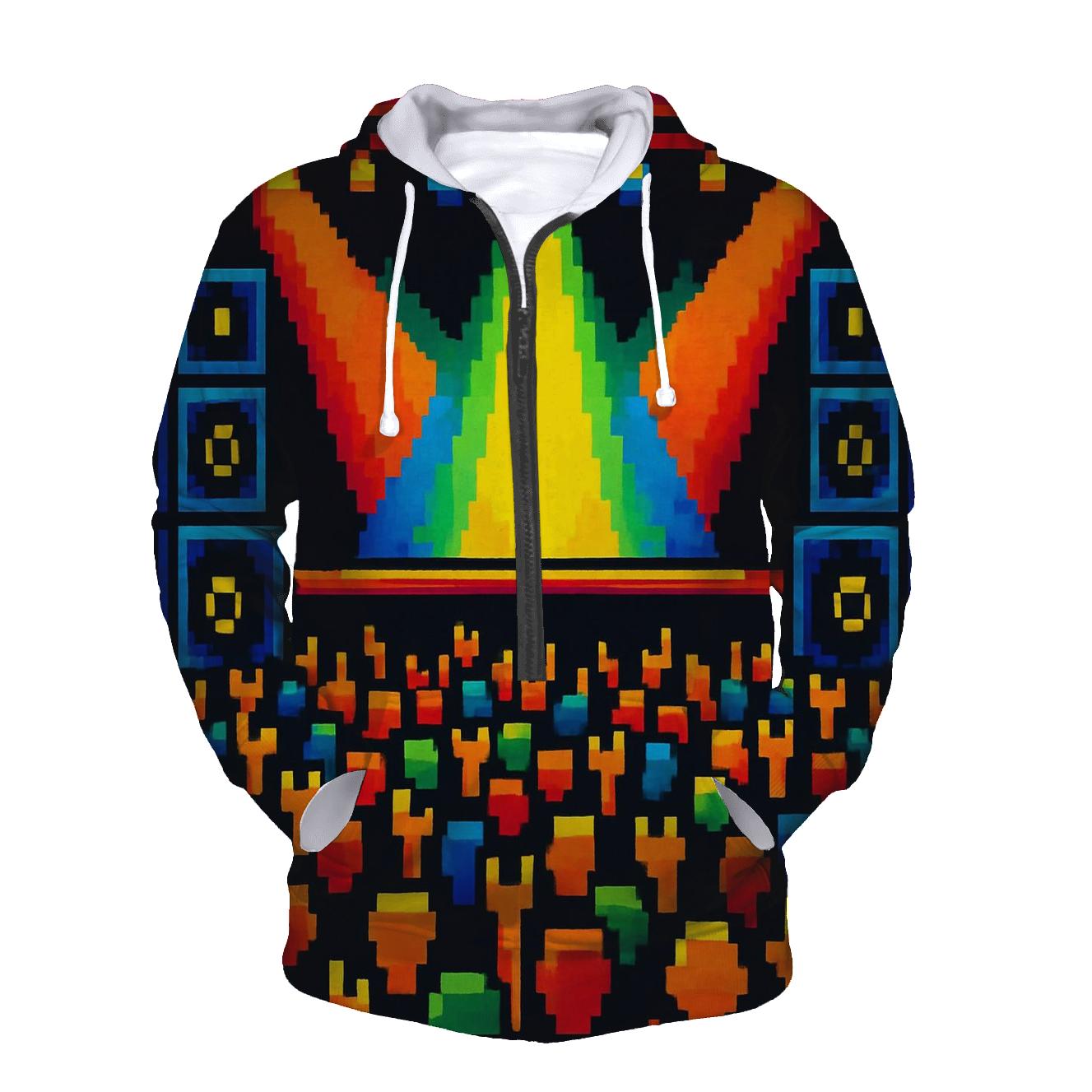 Pixel Crowd Festival hoodie styles