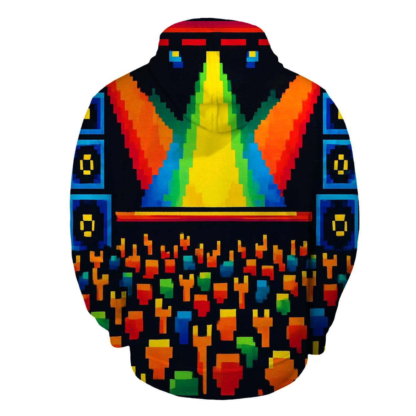 Pixel Crowd Festival hoodie styles