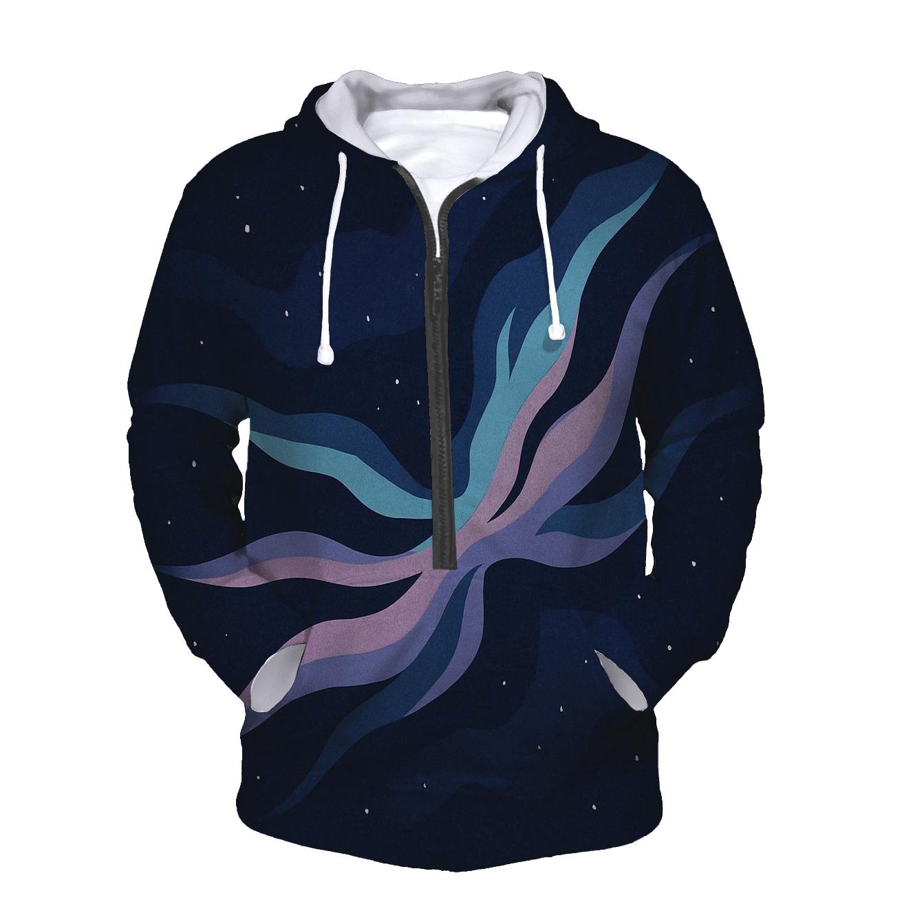 Nebula Filament Drift Panel premium hoodies
