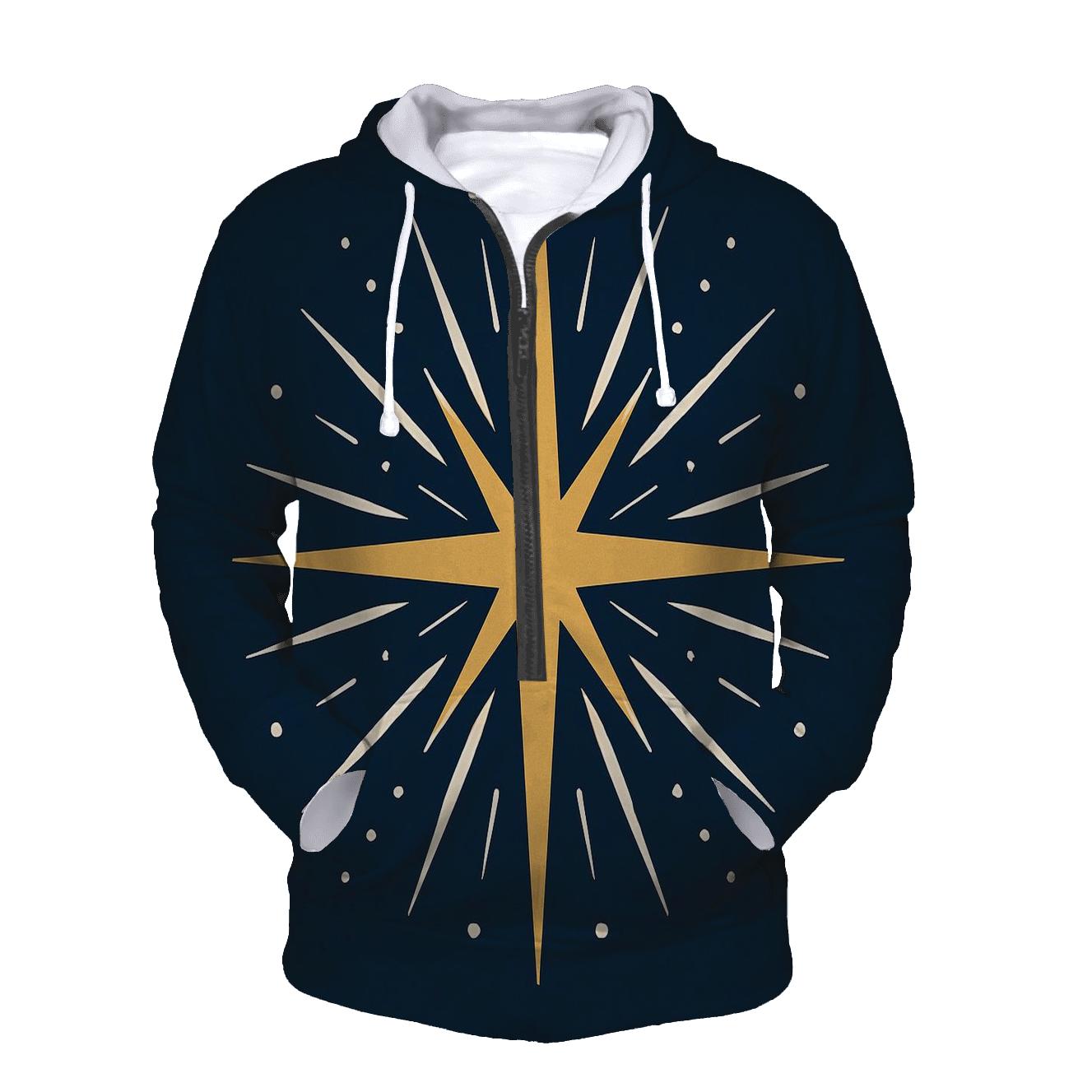 Nativity Starburst Halo hoodies fashion
