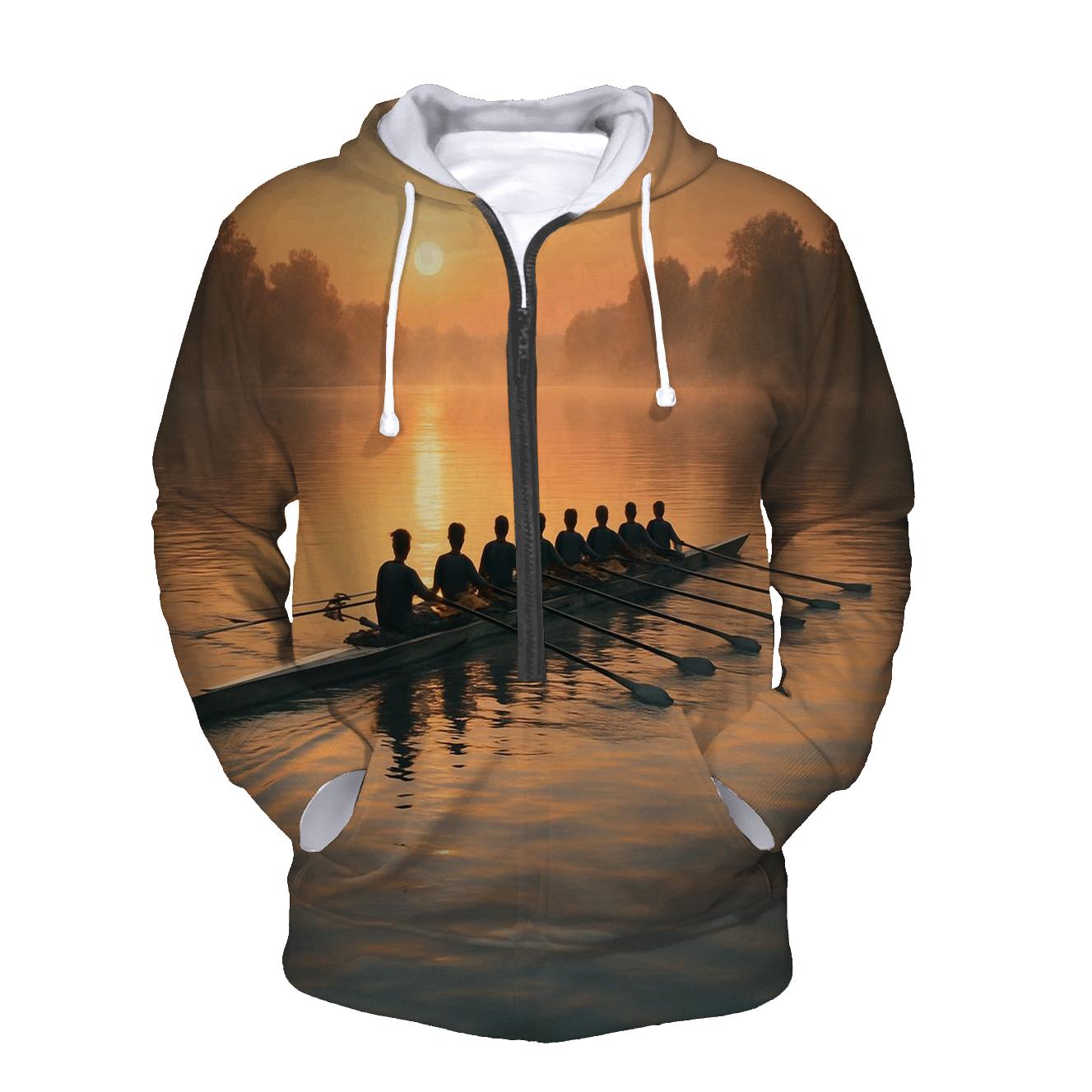 Rowing Team Sunrise Rhythm heavyweight hoodies