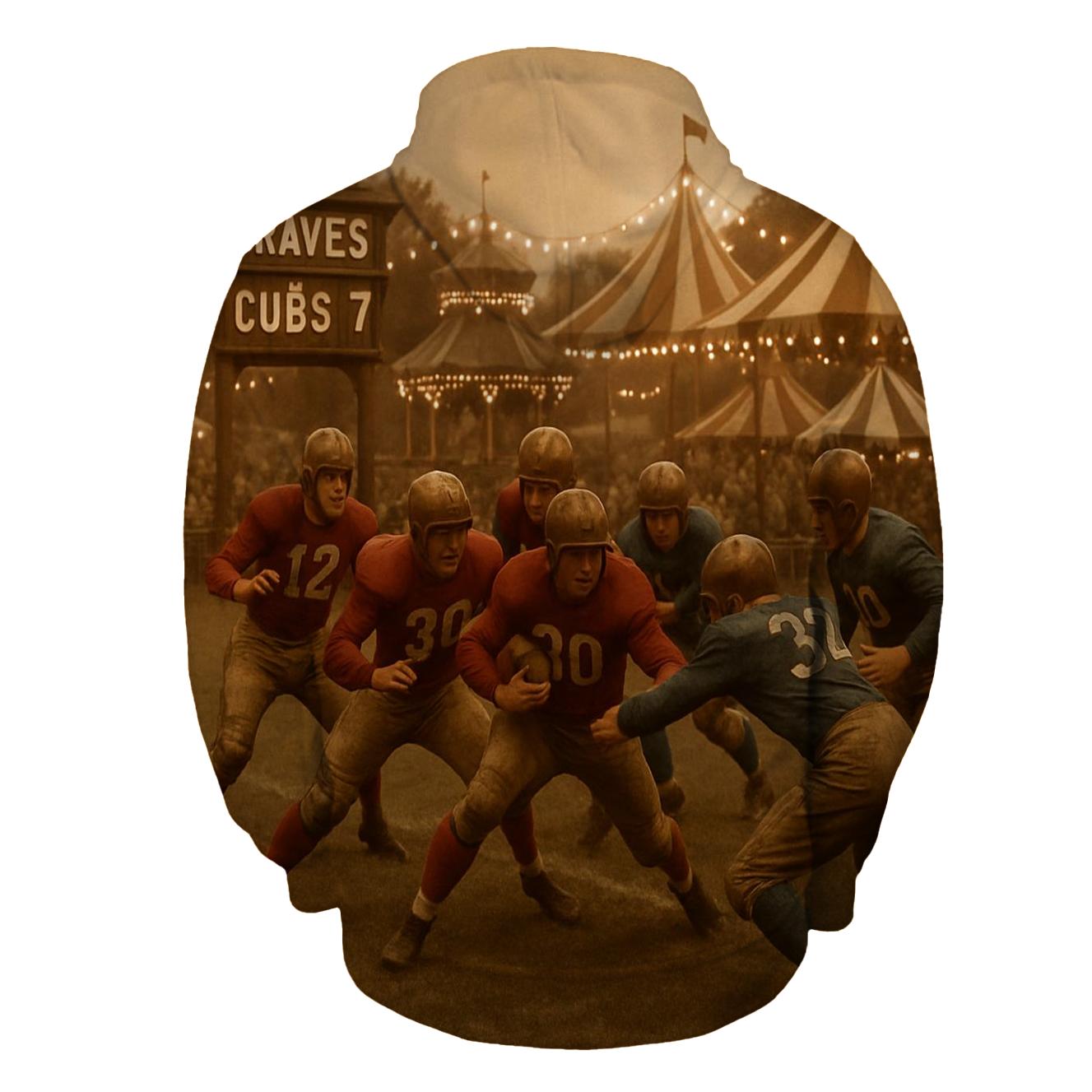 Rivalry At The Retro Gridiron Fair premium hoodies