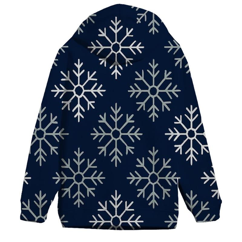 Nordic Snowflake Lattice pullover hoodies