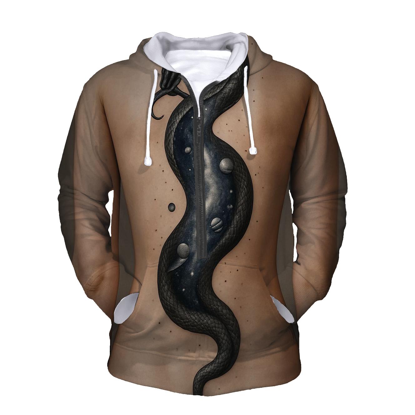 Galactic Spine Serpent Ouroboros hoodie trends