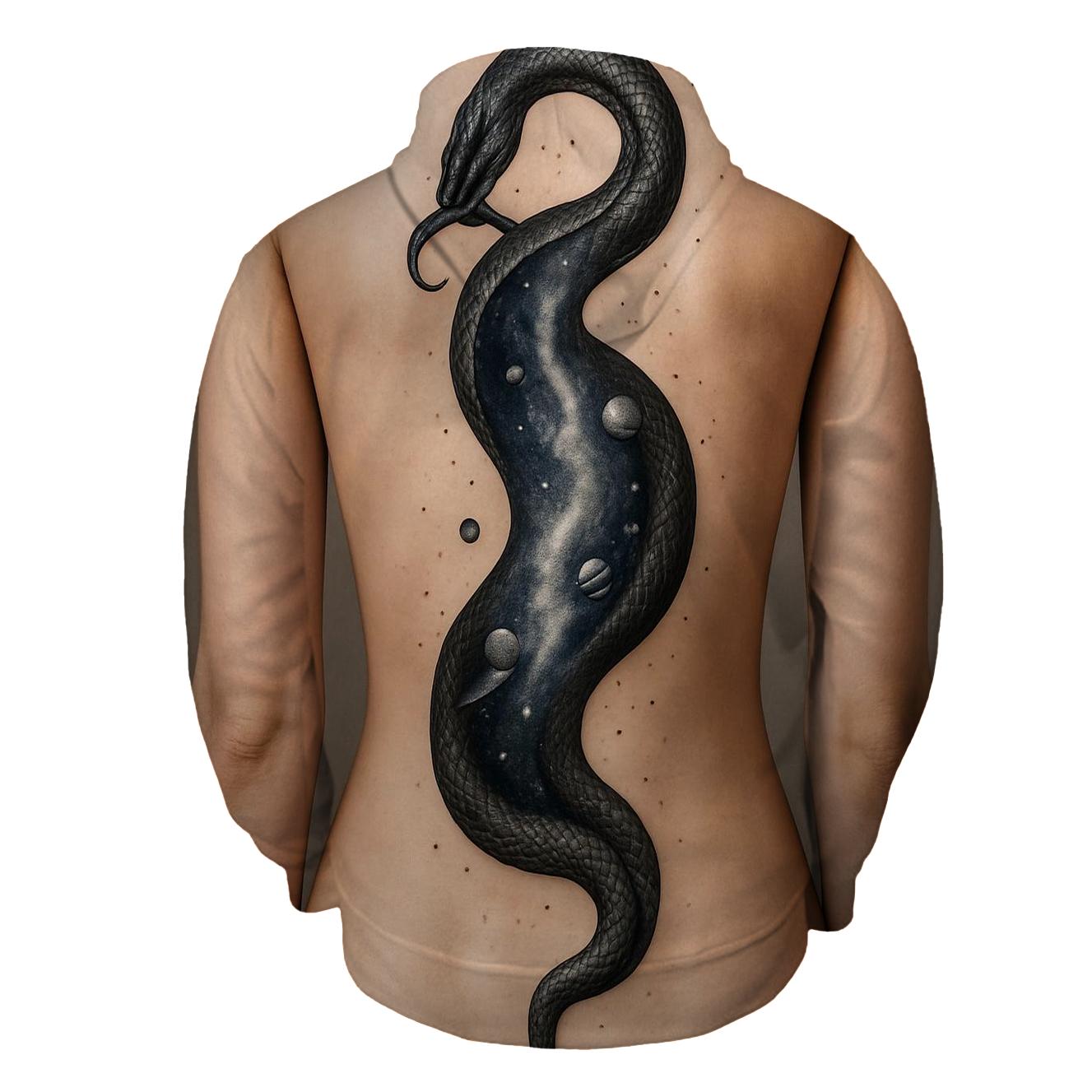 Galactic Spine Serpent Ouroboros hoodie trends