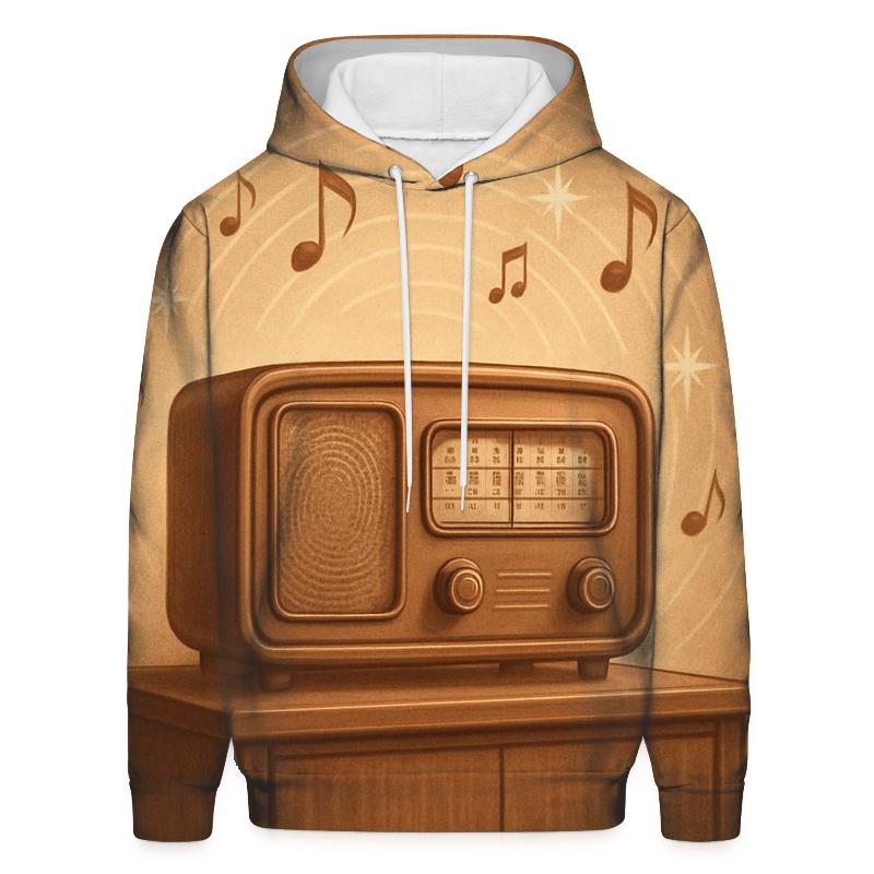 Sepia Radio Lounge printed hoodies