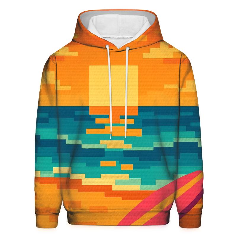 Pixel Surf Sunset hoodie styles
