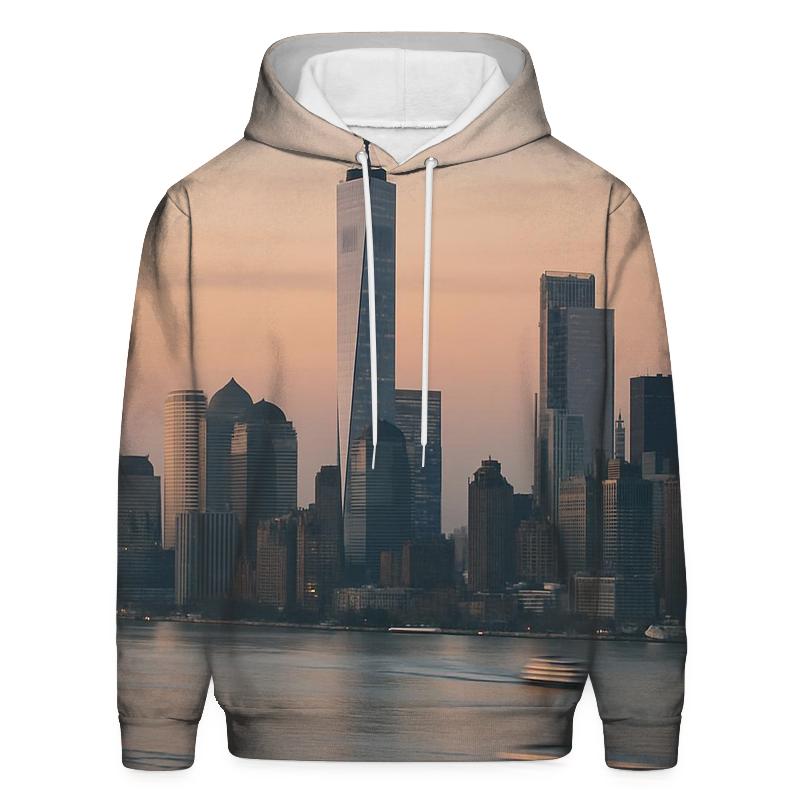 Harbor Dawn Over Lower Manhattan hoodies fashion