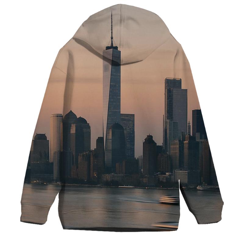 Harbor Dawn Over Lower Manhattan hoodies fashion