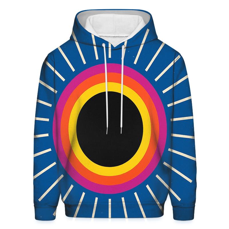 Eclipse Corona Halo Grid pullover hoodies