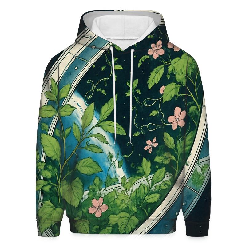 Orbital Botanical Garden embroidered hoodies